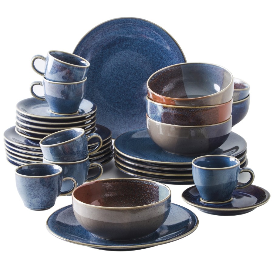 Sets 30-Teilig | Kahla Kahla Homestyle Kombiservice 30Tlg. Atlantic Blue