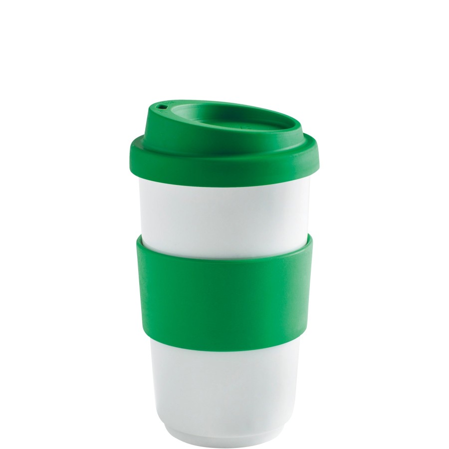 To Go | Kahla Kahla Fillit Becher 0,40 L + Trinkdeckel Smaragd Green