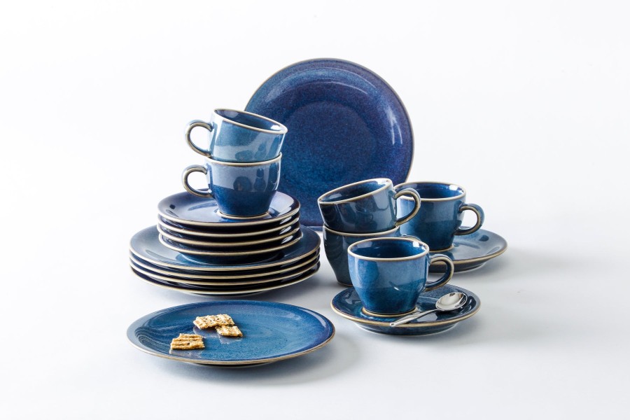 Sets 18-Teilig | Kahla Kahla Homestyle Kaffeeservice 18Tlg. Atlantic Blue