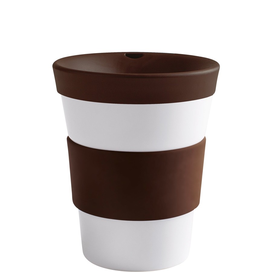 To Go | Kahla Kahla Cupit Becher 0,35 L + Trinkdeckel Chocolate Brown