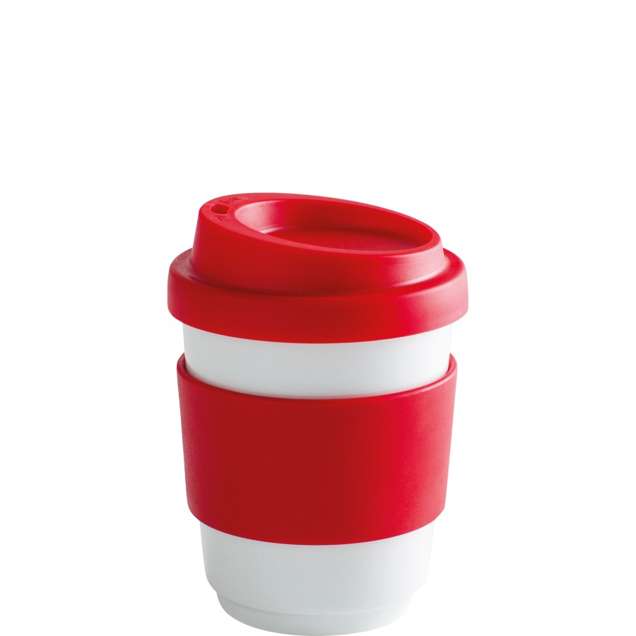 To Go | Kahla Kahla Fillit Becher 0,27 L + Trinkdeckel Cherry Red