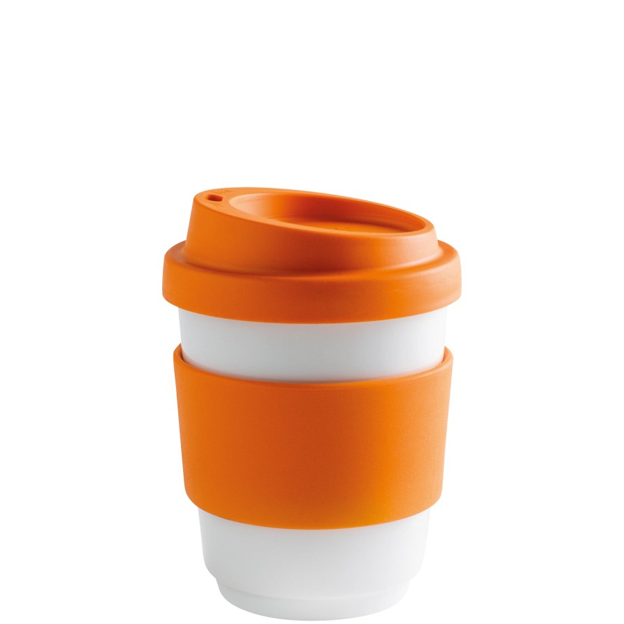 To Go | Kahla Kahla Fillit Becher 0,27 L + Trinkdeckel Sunset Orange