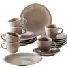 Sets 18-Teilig | Kahla Kahla Homestyle Kaffeeservice 18Tlg. Desert Sand