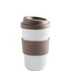 To Go | Kahla Kahla Fillit Becher 0,40 L + Trinkdeckel Warm Gray