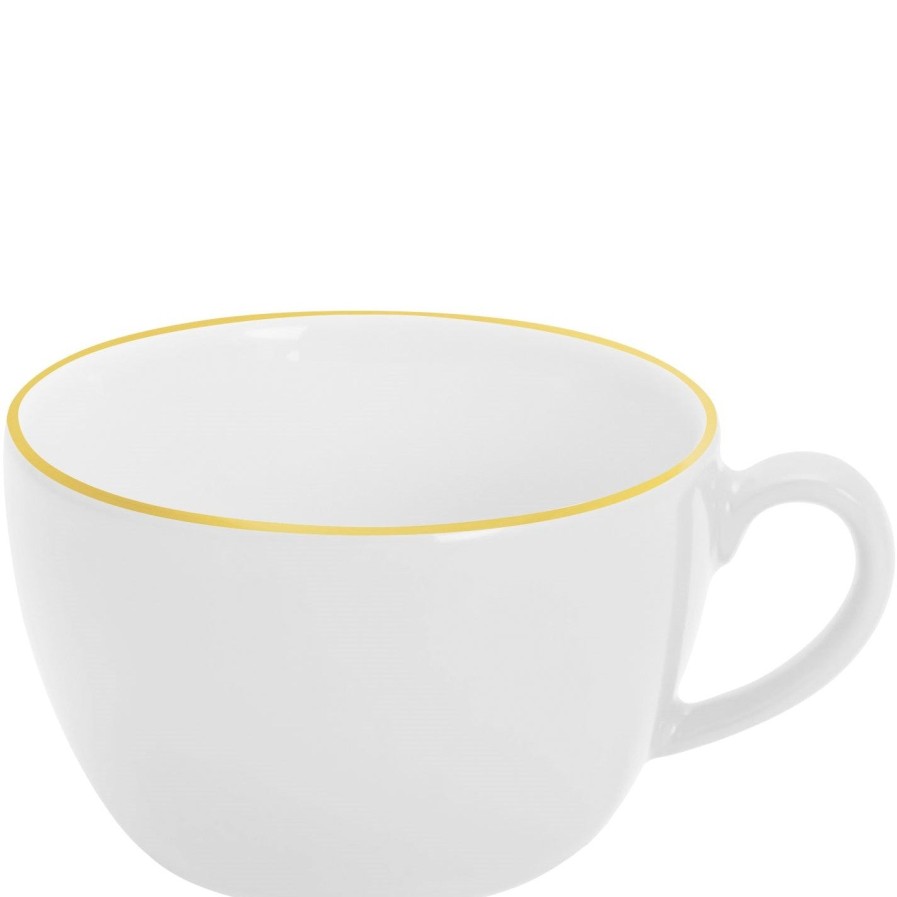 Tassen | Kahla Kahla Pronto Line Cappuccinotasse 0,25 L Line Sunny Yellow