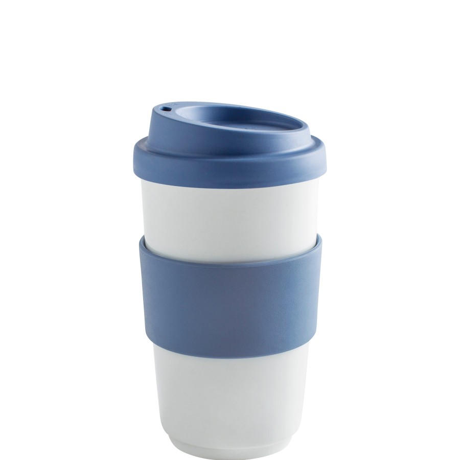 To Go | Kahla Kahla Fillit Becher 0,40 L + Trinkdeckel Stormy Blue