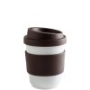 To Go | Kahla Kahla Fillit Becher 0,27 L + Trinkdeckel Chocolate Brown